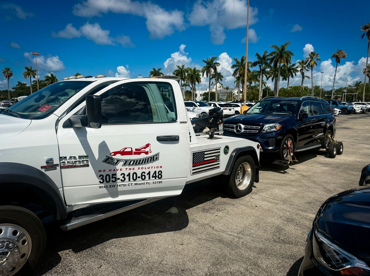 Luxury vehicle tow · Kendall